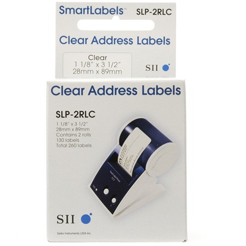 Seiko White Address Labels SLP-2RL 28x89mm - www.DiscountTillRolls.ie